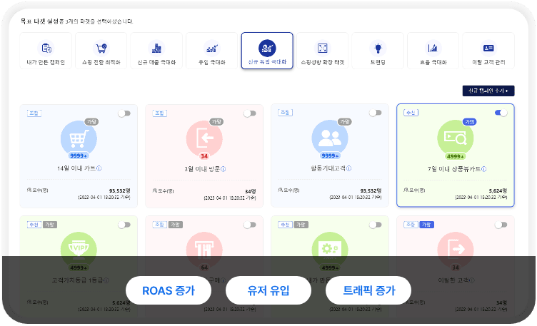 타켓팅 pc화면 이미지